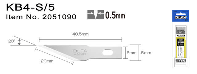 KB4-S/5 knivblad for AK4/