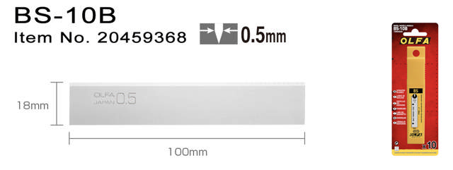 BS10B Skraberblad Faste