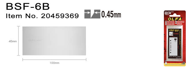 BSF6B Skraberblad FLEX