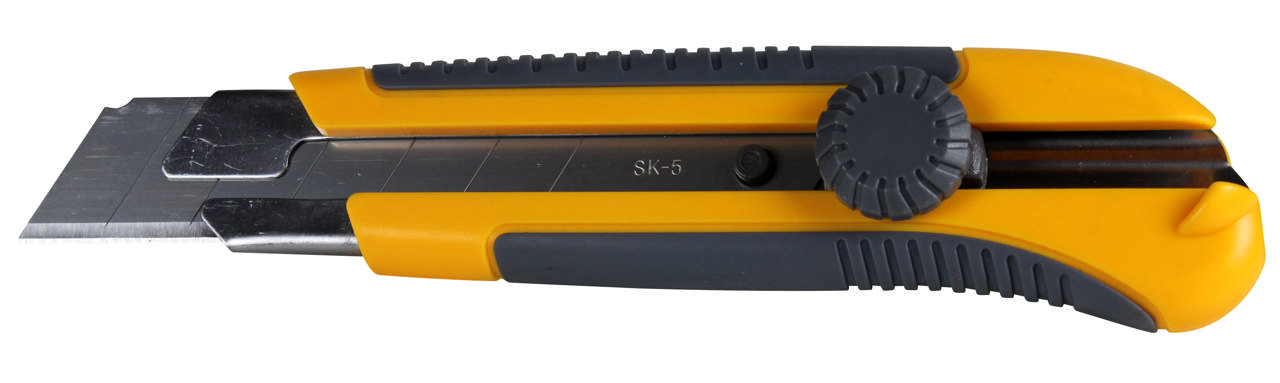 Bræk-af kniv 25 mm m/skruelås