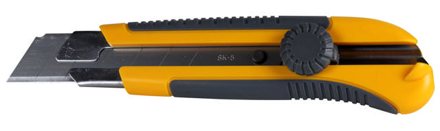 Bræk-af kniv 25 mm m/skruelås