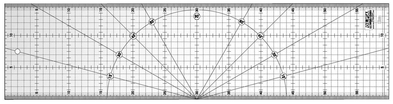 MQR15X60 Mønsterlineal