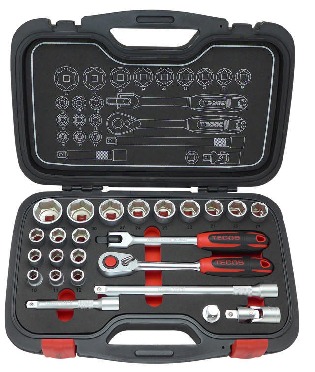 T-2024 Topnøglesæt, 1/2