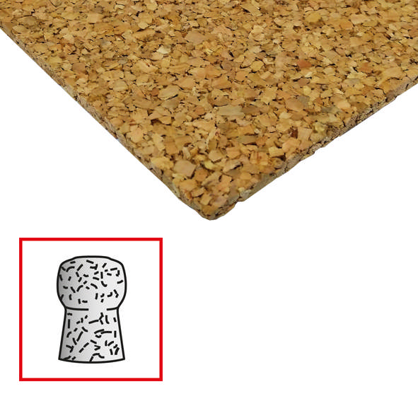 Kork, mattor, läder