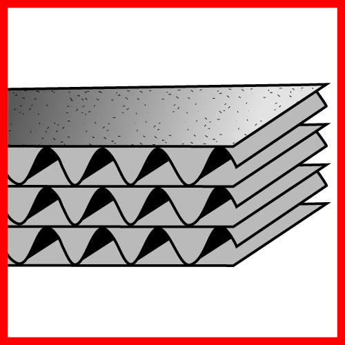 Bajonetsavklinge 4029, 2 stk. 300 mm CrV